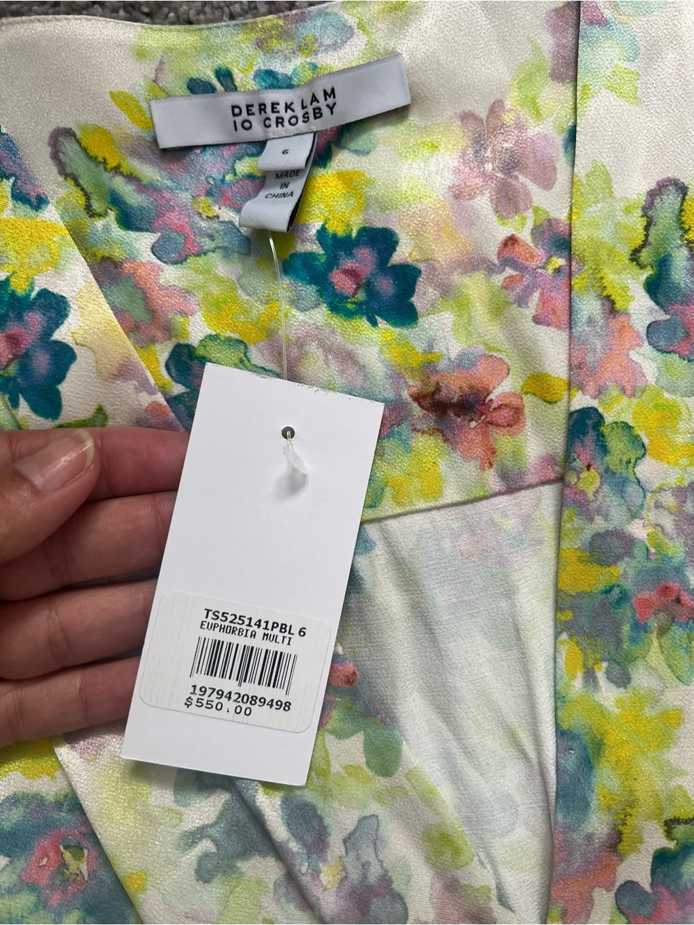 Derek Lam 10 Crosby Fatima Floral Midi Dress NWT - Picture 8 of 12